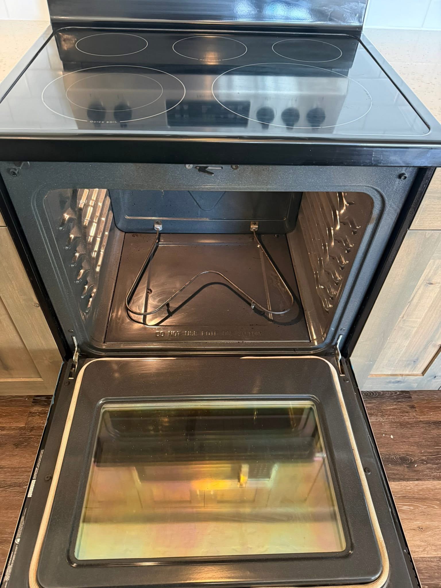 Oven Glass Top — After