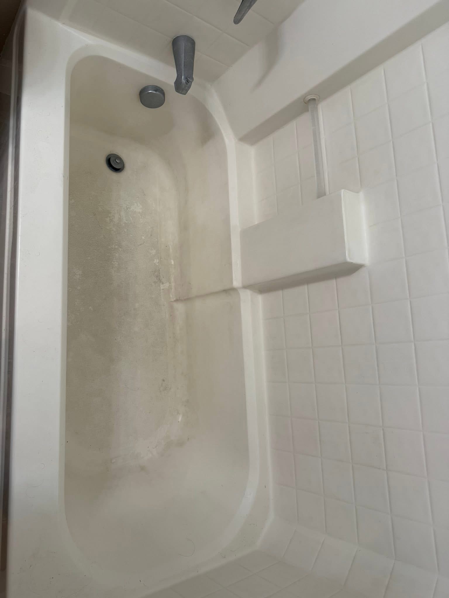 Bathtub Deep Clean — Before