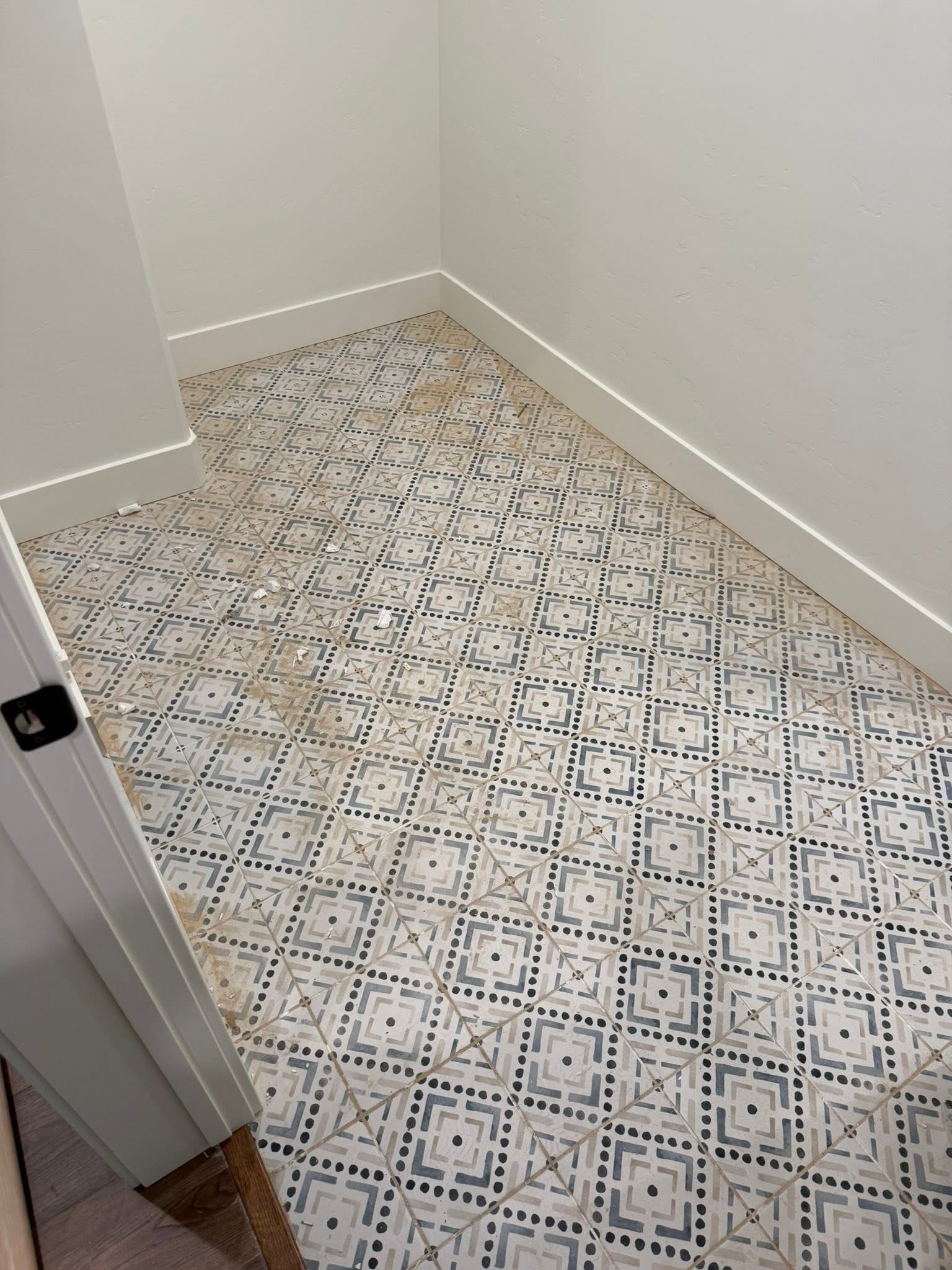 Tile Floor — Before